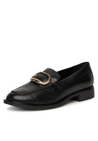 MEXX Loafersy MX/013C-RST Czarny. Kolor: czarny. Materiał: skóra
