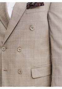 Pako Lorente - PAKO LORENTE – Dwurzędowa marynarka garniturowa w kratę. Materiał: wełna #8
