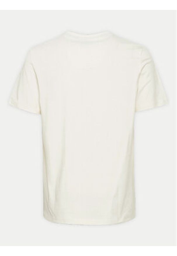 Blend T-Shirt 20717591 Écru Regular Fit. Materiał: bawełna