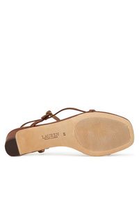 Lauren Ralph Lauren - LAUREN RALPH LAUREN Sandały 802P00097002 Brązowy. Kolor: brązowy. Materiał: skóra #3