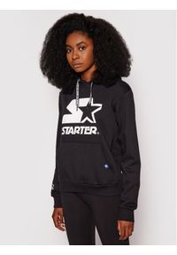 Starter Bluza SDG-001-BD Czarny Regular Fit. Kolor: czarny. Materiał: bawełna