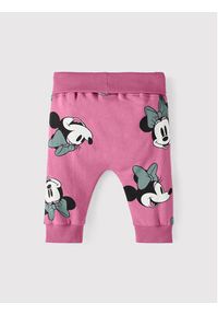 Name it - NAME IT Spodnie dresowe DISNEY 13204922 Różowy Regular Fit. Kolor: różowy. Materiał: bawełna, dresówka. Wzór: motyw z bajki