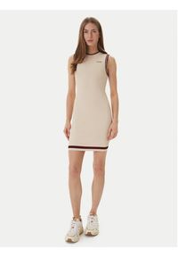 Guess Sukienka dzianinowa V6GK04 Z0648 Beżowy Regular Fit. Kolor: beżowy. Materiał: syntetyk #4