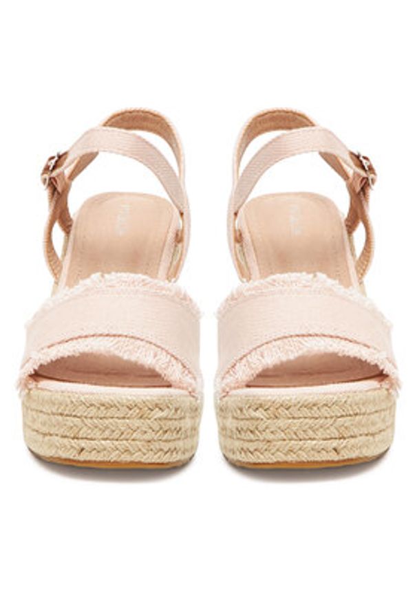 DeeZee Espadryle E0822-4A Różowy. Kolor: różowy. Materiał: materiał