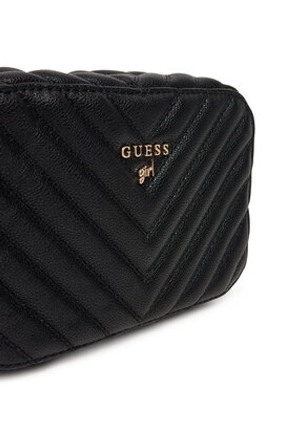 Guess Torebka J4GZ23 WFZL0 Czarny. Kolor: czarny. Materiał: skórzane
