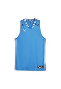 Jersey Puma Hoops team game. Kolor: niebieski, wielokolorowy, biały. Materiał: jersey. Sport: koszykówka #1