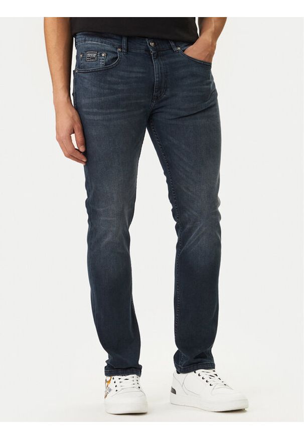 Versace Jeans Couture Jeansy 80GAB5S0 CDWAB Granatowy Slim Fit. Kolor: niebieski
