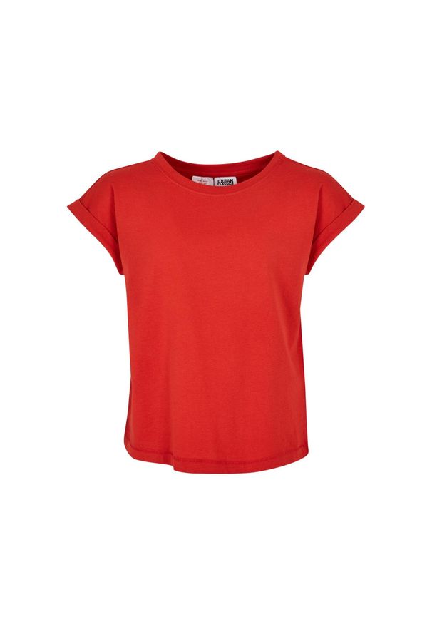Urban Classics - Organiczna Koszulka Na Ramiączkach Dla Dziewcząt. Kolor: czerwony. Długość rękawa: na ramiączkach. Sport: turystyka piesza