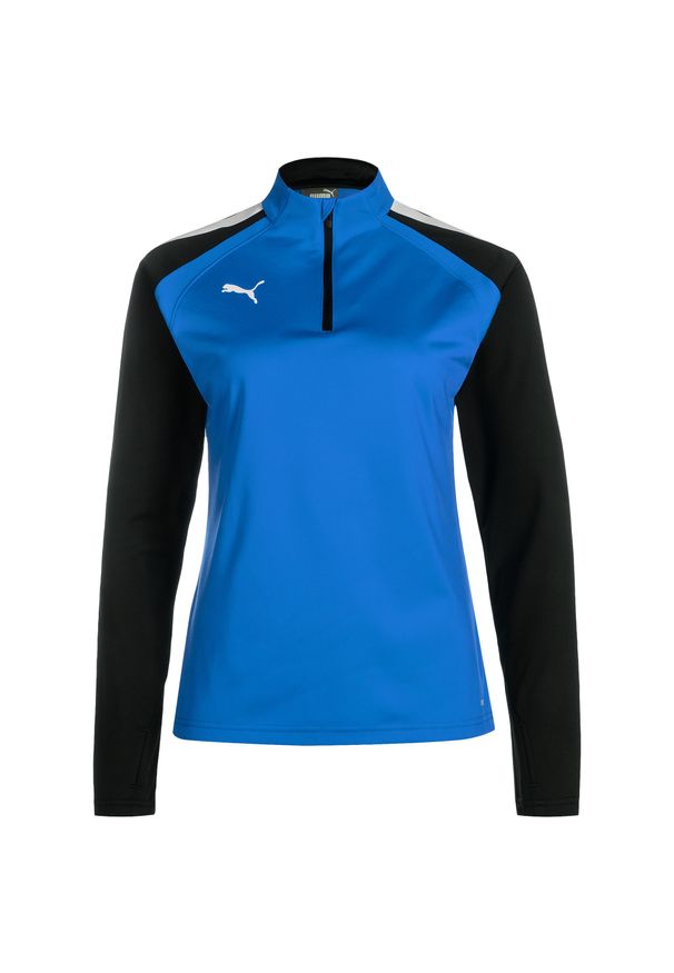 Damski top treningowy 1/4 zip Puma Team Liga. Kolor: wielokolorowy, niebieski, czarny