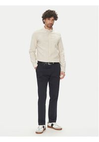 La Martina Koszula Alvin MAC006 TL141 Beżowy Regular Fit. Kolor: beżowy. Materiał: bawełna #4