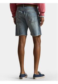 Polo Ralph Lauren Szorty jeansowe 710P08162001 Niebieski Regular Fit. Kolor: niebieski. Materiał: bawełna #4