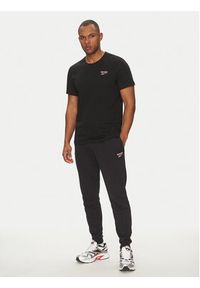 Reebok T-Shirt 100221874 Czarny Regular Fit. Kolor: czarny. Materiał: bawełna #2