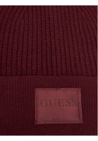Guess Czapka AW5436 POL03 Bordowy. Kolor: czerwony. Materiał: wełna #4