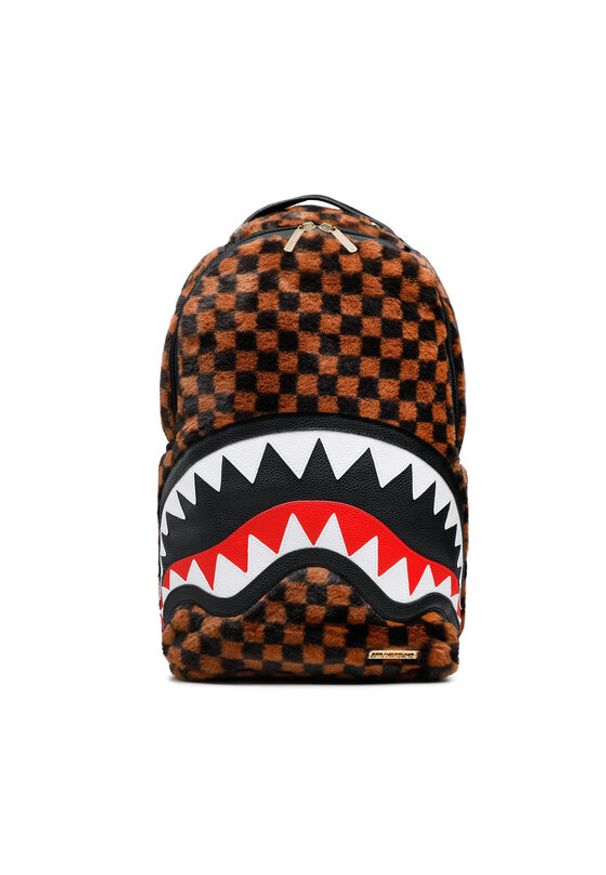 SPRAYGROUND Plecak Fur Sharks In Paris Backpack 910B4817NSZ Brązowy. Kolor: brązowy. Materiał: materiał