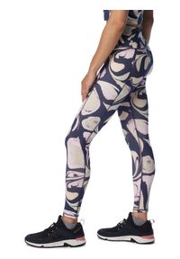 columbia - legginsy damskie Columbia Boundless Trek Legging. Kolor: wielokolorowy, niebieski, różowy. Materiał: poliester, elastan