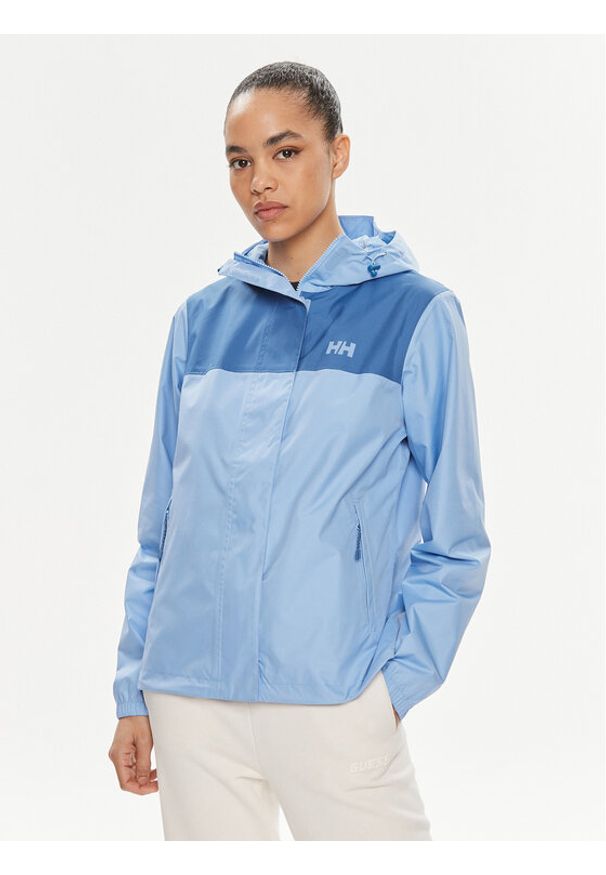 Helly Hansen Kurtka przeciwdeszczowa W Vancouver Rain Jacket 53587 Niebieski Regular Fit. Kolor: niebieski. Materiał: syntetyk