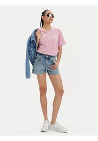 Lee Szorty jeansowe Rider 112350142 Niebieski Straight Fit. Kolor: niebieski. Materiał: bawełna #3