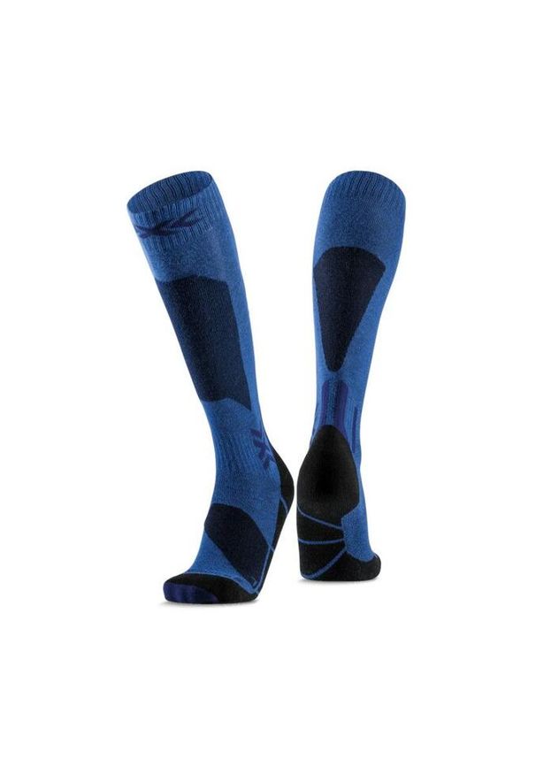 X-Socks - Skarpety narciarskie męskie Ski Discover Otc. Kolor: niebieski. Sport: narciarstwo