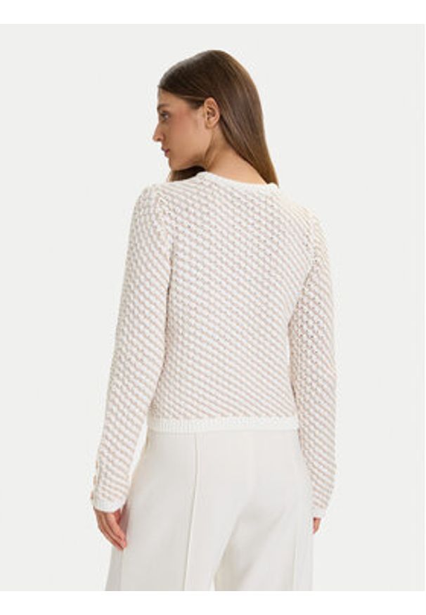 French Connection Kardigan 78ZCE Écru Regular Fit. Materiał: bawełna