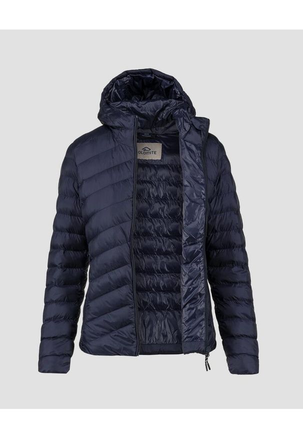 Kurtka ocieplana damska Dolomite STRENTA DARK BLUE. Kolor: niebieski. Materiał: puch. Sport: turystyka piesza