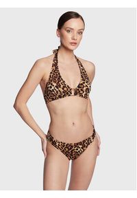 Lauren Ralph Lauren Góra od bikini 20381038 Beżowy. Kolor: beżowy. Materiał: syntetyk #3