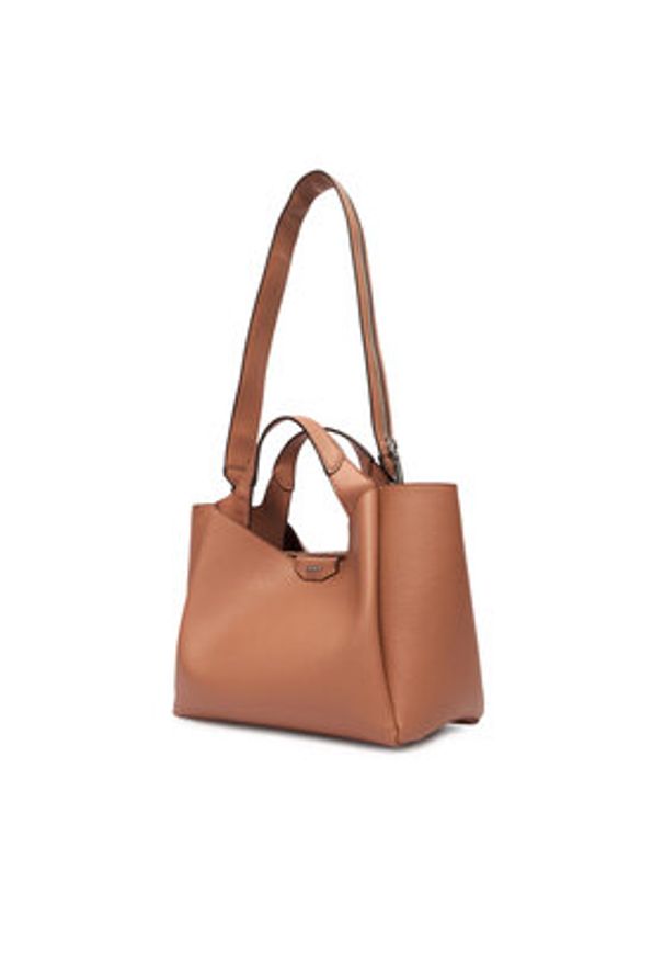 DKNY Torebka R43DYG33 Brązowy. Kolor: brązowy. Materiał: skórzane