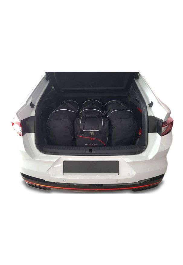 KJUST - Torby Do Bagażnika Skoda Enyaq Iv Coupe Ev 2022+ 4Szt Kjust. Kolor: czarny. Styl: sportowy