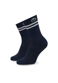 Lacoste Skarpety długie RA1095 Granatowy. Kolor: niebieski. Materiał: bawełna #1