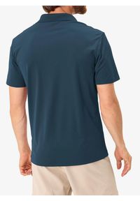 Koszulka polo męska Vaude Essential Polo Shirt. Typ kołnierza: polo. Kolor: zielony