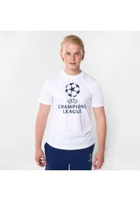 CHAMPIONS LEAGUE - koszulka UEFA Champions League. Kolor: biały. Materiał: bawełna. Sport: piłka nożna #1