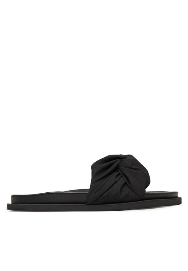 Inuikii Klapki Fjord Flower 1004.003.0122 Czarny. Kolor: czarny. Materiał: materiał