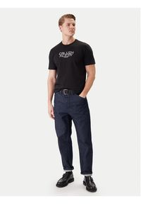 Calvin Klein Jeans T-Shirt LV14RE818G Czarny Classic Fit. Kolor: czarny. Materiał: bawełna #5