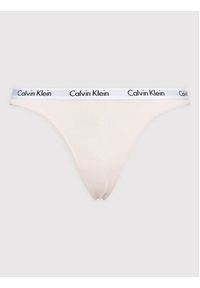 Calvin Klein Underwear Stringi 0000D1617A Różowy. Kolor: różowy. Materiał: bawełna