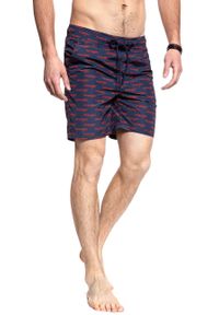 Wrangler - SPODENKI MĘSKIE WRANGLER SWIM SHORT SCARLET RED W4B01V9UU #6