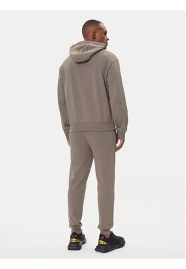 Hugo - HUGO Dres Dapodayote 50492581 Beżowy Relaxed Fit. Kolor: beżowy. Materiał: bawełna