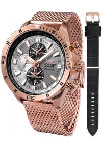 Zegarek męski Vostok Europe YM26-320B653B różowe złoto. Kolor: złoty, wielokolorowy, różowy #1