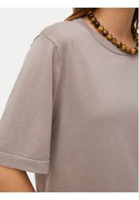 Vero Moda Sweter Silje 10320460 Szary Oversize. Kolor: szary. Materiał: wiskoza #6