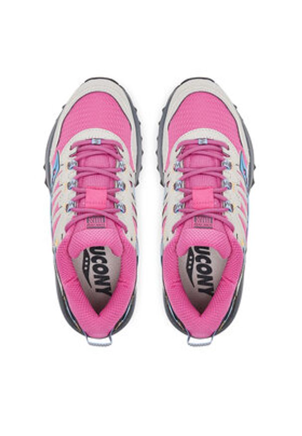 Saucony Sneakersy Grid Peak S70814 Różowy. Kolor: różowy. Materiał: materiał