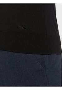 Hugo Sweter San Cedric-M1 50476832 Czarny Slim Fit. Kolor: czarny. Materiał: wełna #5