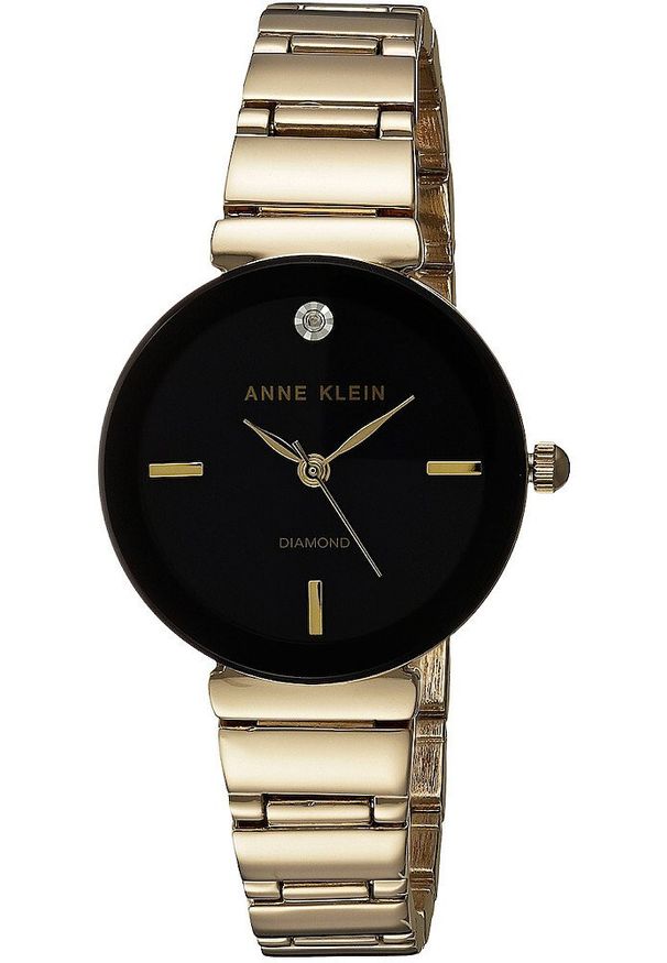 Zegarek damski Anne Klein AK-2434BKGB złoty. Kolor: złoty