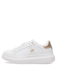Beverly Hills Polo Club Sneakersy SK-09001 Biały. Kolor: biały. Materiał: skóra #4