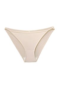 Intica - Majtki sportowe fitness z elastycznego materiału Greer. Kolor: beżowy. Materiał: materiał