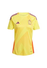 Adidas - Koszulka Belgium 25 (Women's Team) Away. Kolor: żółty. Materiał: materiał