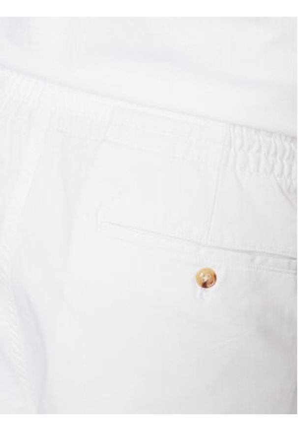 Polo Ralph Lauren Szorty materiałowe 710644995042 Biały Regular Fit. Kolor: biały. Materiał: bawełna