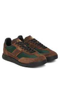 Polo Ralph Lauren Sneakersy 809974046001 Brązowy. Kolor: brązowy. Materiał: zamsz, skóra #3