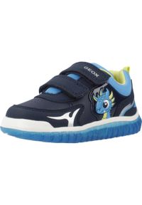 Geox - Buty GEOX B LIGHTYLOO BOY Niebieski. Kolor: niebieski. Materiał: syntetyk, tkanina. Sport: turystyka piesza