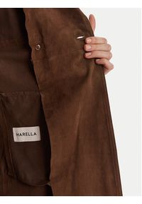 Marella Płaszcz przejściowy Oblare 2613441091 Brązowy Regular Fit. Kolor: brązowy. Materiał: skóra #3