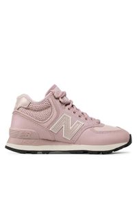 New Balance Sneakersy WH574MB2 Różowy. Kolor: różowy. Materiał: skóra