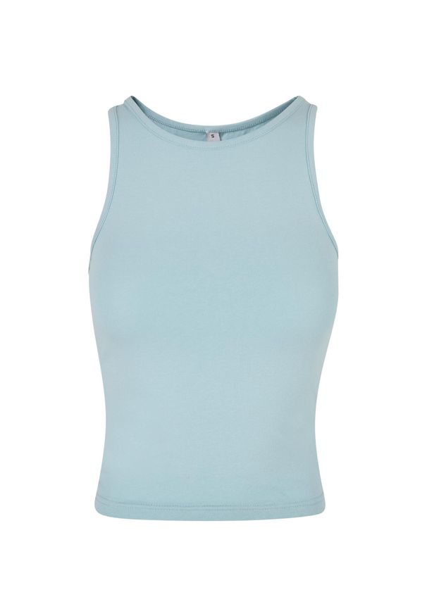 BUILD YOUR BRAND - Damski Bezrękawnik Typu Racerback. Kolor: niebieski. Długość rękawa: bez rękawów