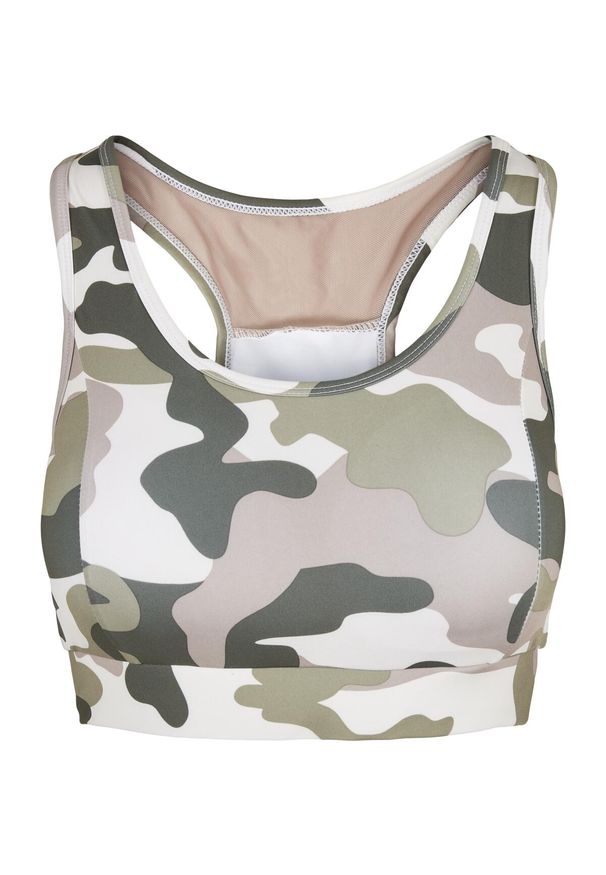 Biustonosz damski Urban Classics tech mesh. Kolor: różowy. Materiał: mesh